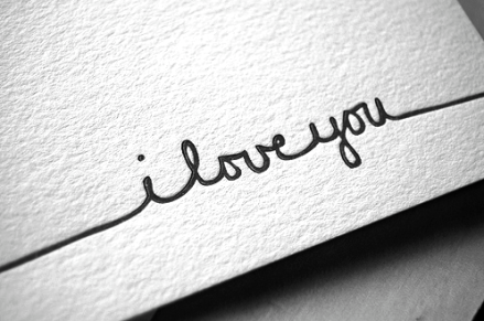 the words I love you